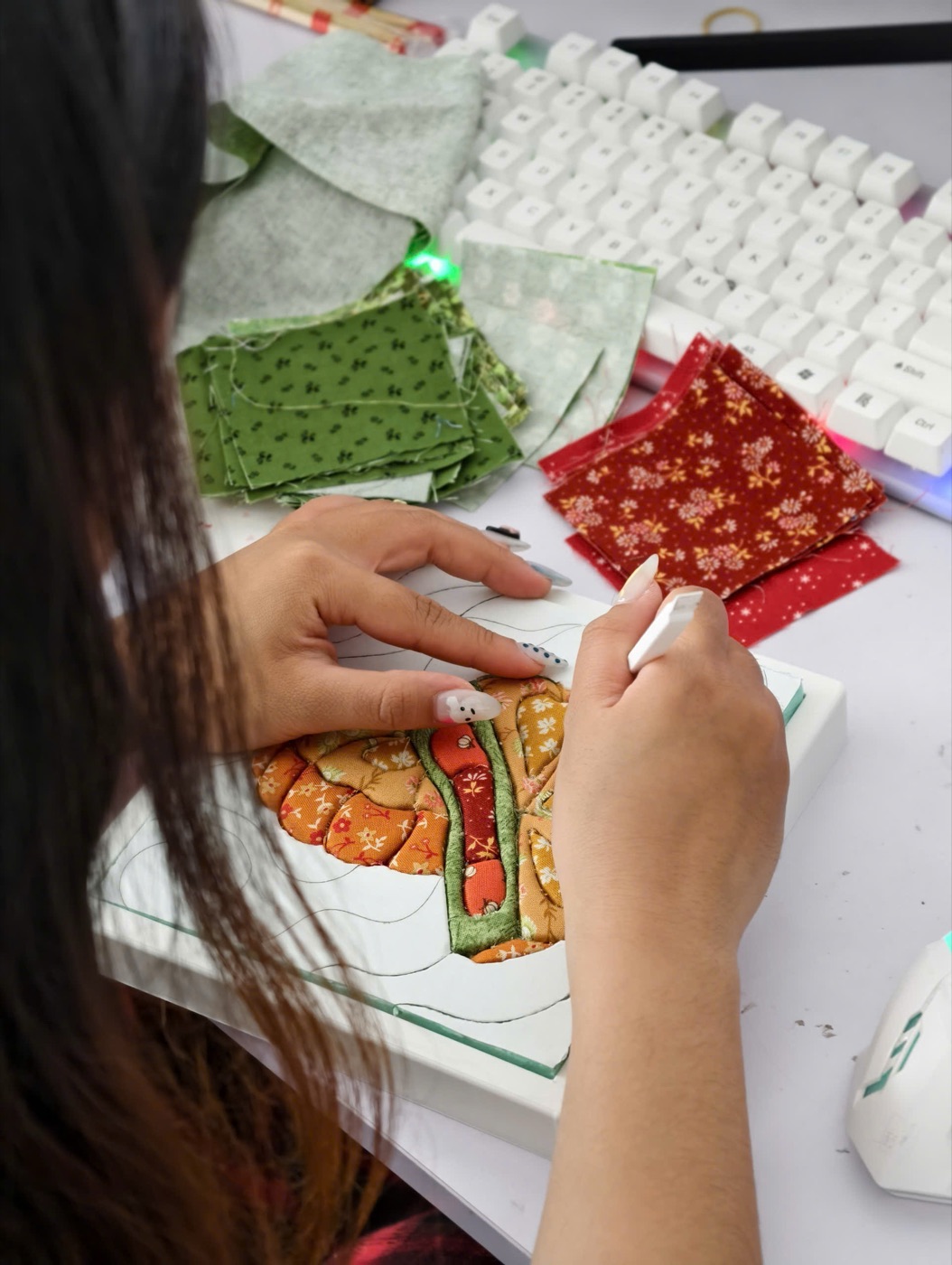 Vải và nguyên liệu bộ kit Kinusaiga - Anacha